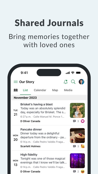 Capturas de pantalla de Day One Journal: Private Diary