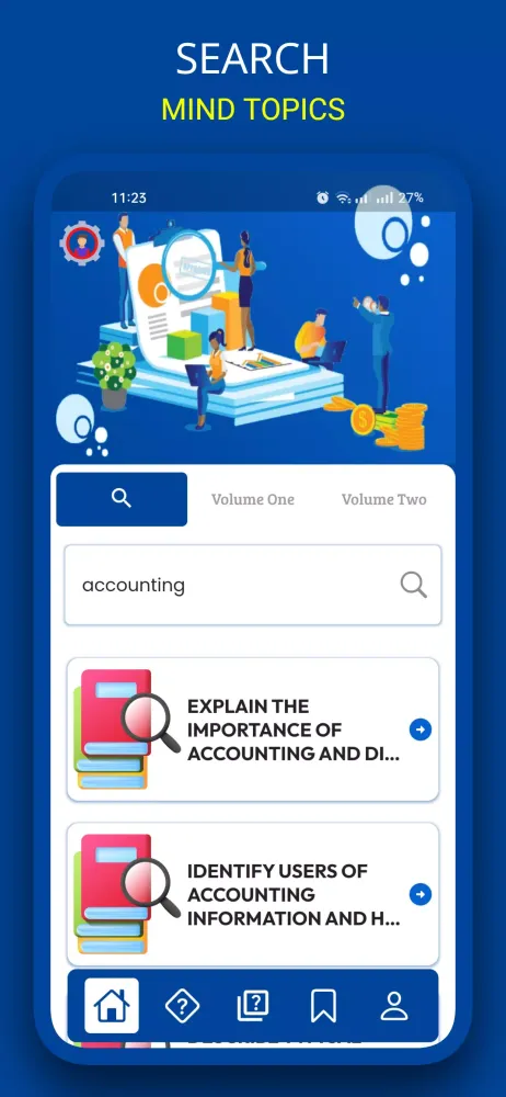 Tangkapan skrin Financial Accounting Principle