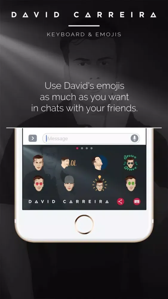 Captures d'écran de DCMOJI by David Carreira
