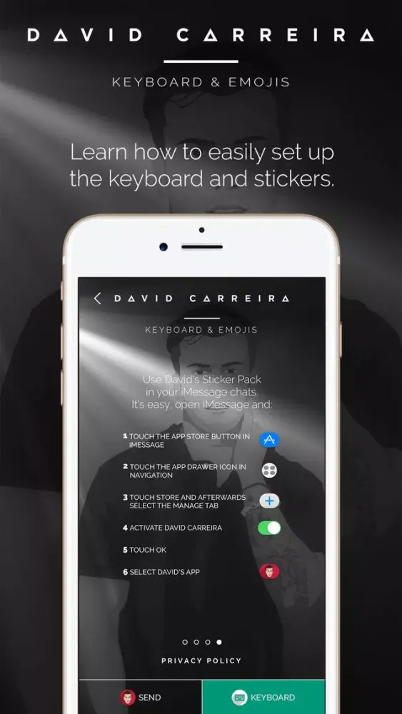 Captures d'écran de DCMOJI by David Carreira