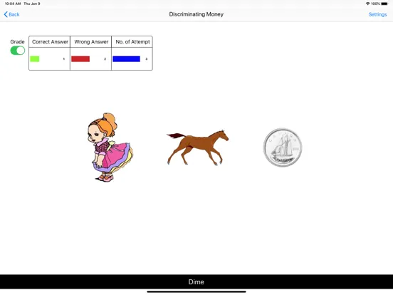 Tangkapan layar Discriminating Money (CAD) iPad 
