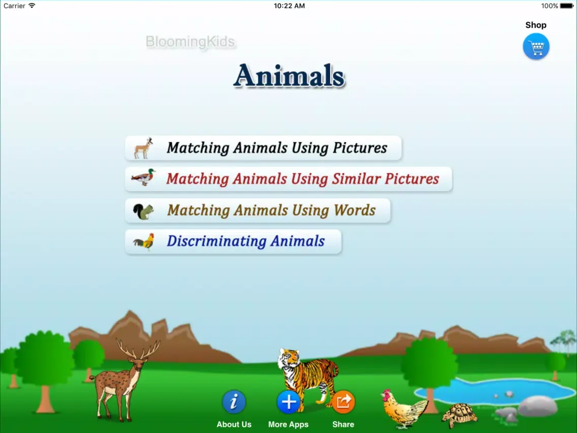 Animals Full App iPad  Screenshots