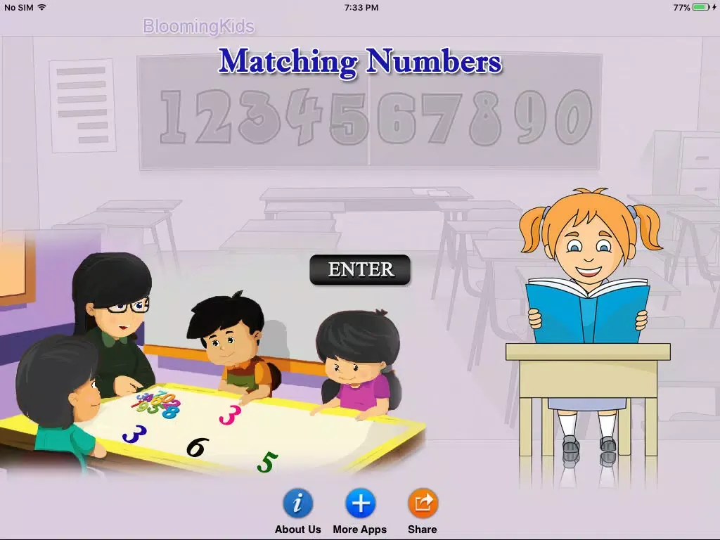 123 Matching Numbers iPad  Screenshots