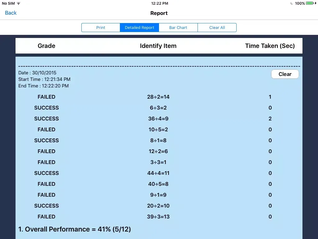 Finding Missing Number in the Division iPad  سکرین شاٹس