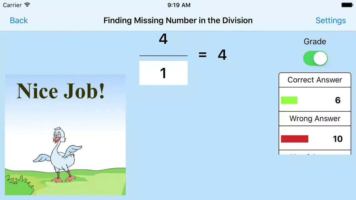 Finding Missing Number in the Division سکرین شاٹس