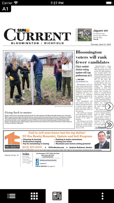 Screenshot di Bloom-Richfield Sun Current