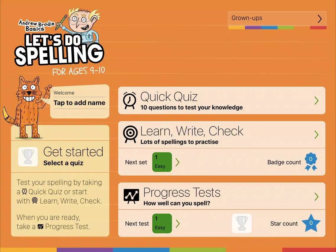 Zrzuty ekranu Spelling Ages 9-10 iPad 