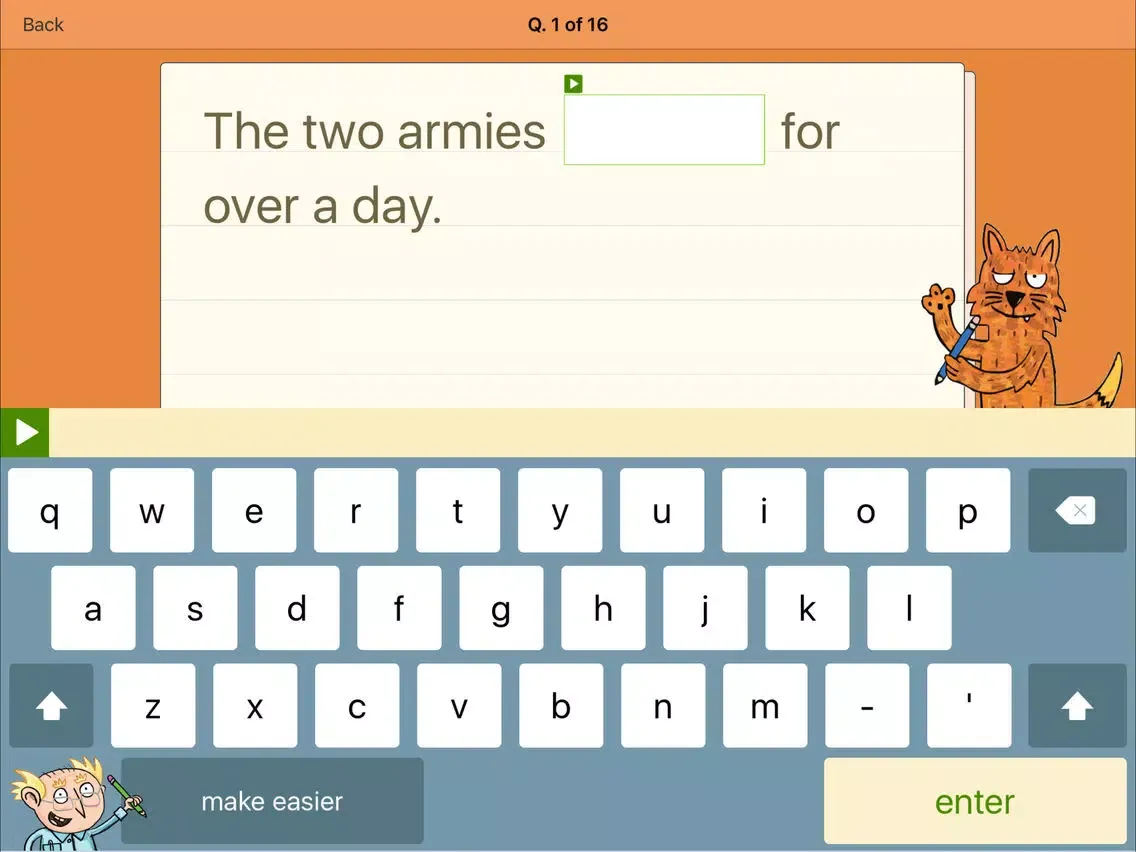 Zrzuty ekranu Spelling Ages 9-10 iPad 