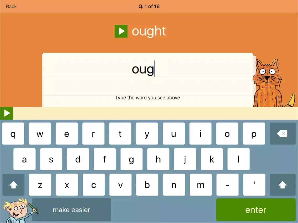 Zrzuty ekranu Spelling Ages 9-10 iPad 