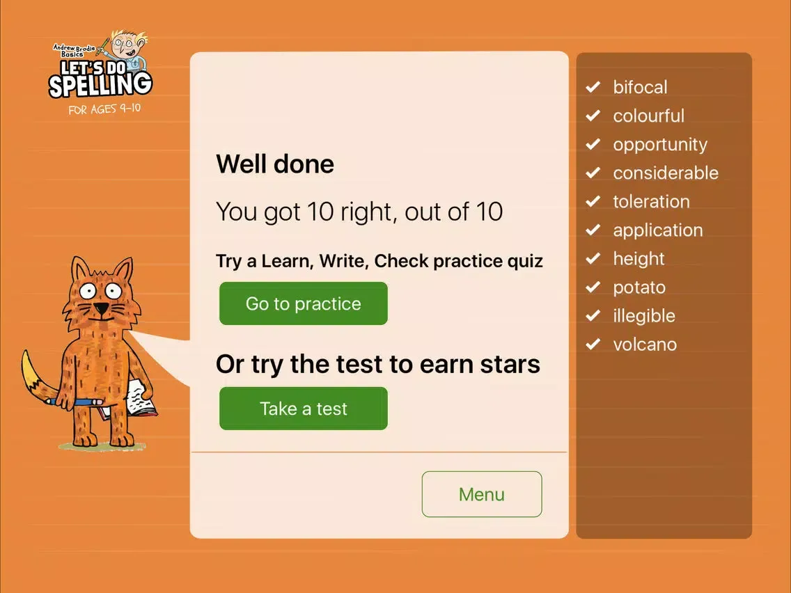 Zrzuty ekranu Spelling Ages 9-10 iPad 