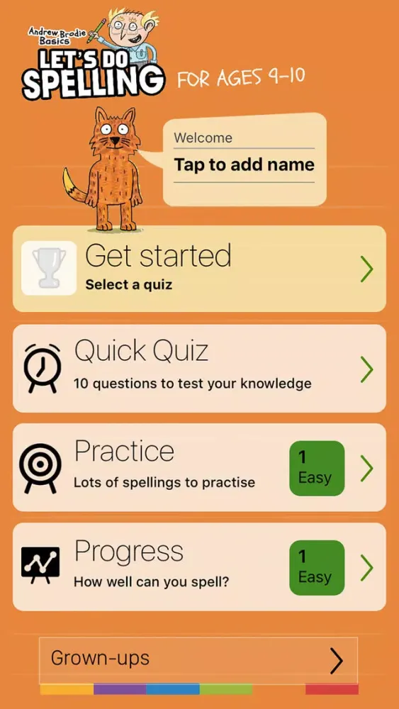 Zrzuty ekranu Spelling Ages 9-10