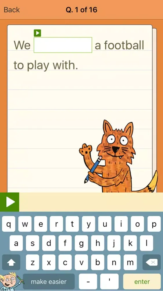 Zrzuty ekranu Spelling Ages 9-10
