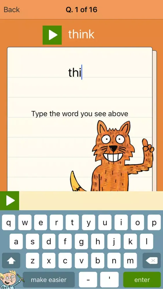 Zrzuty ekranu Spelling Ages 9-10