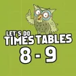 Times Tables Ages 8-9