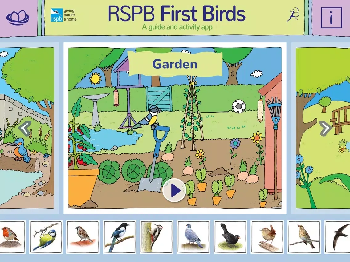 RSPB First Birds iPad  سکرین شاٹس