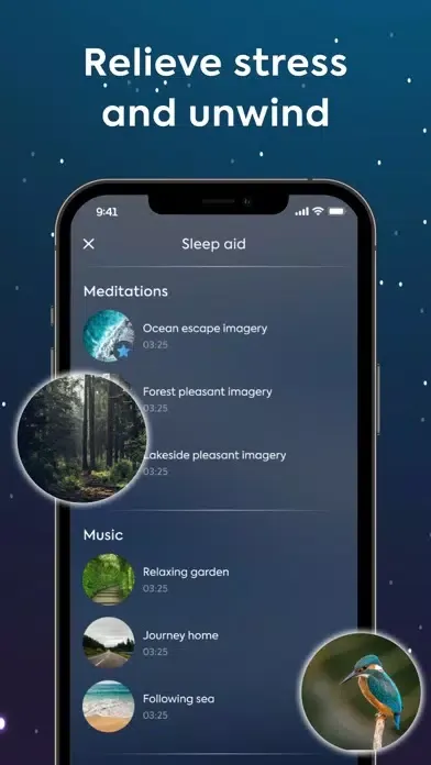 The sleep tracker, sleep cycle 스크린샷