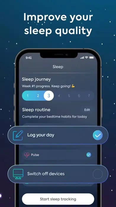 The sleep tracker, sleep cycle 스크린샷