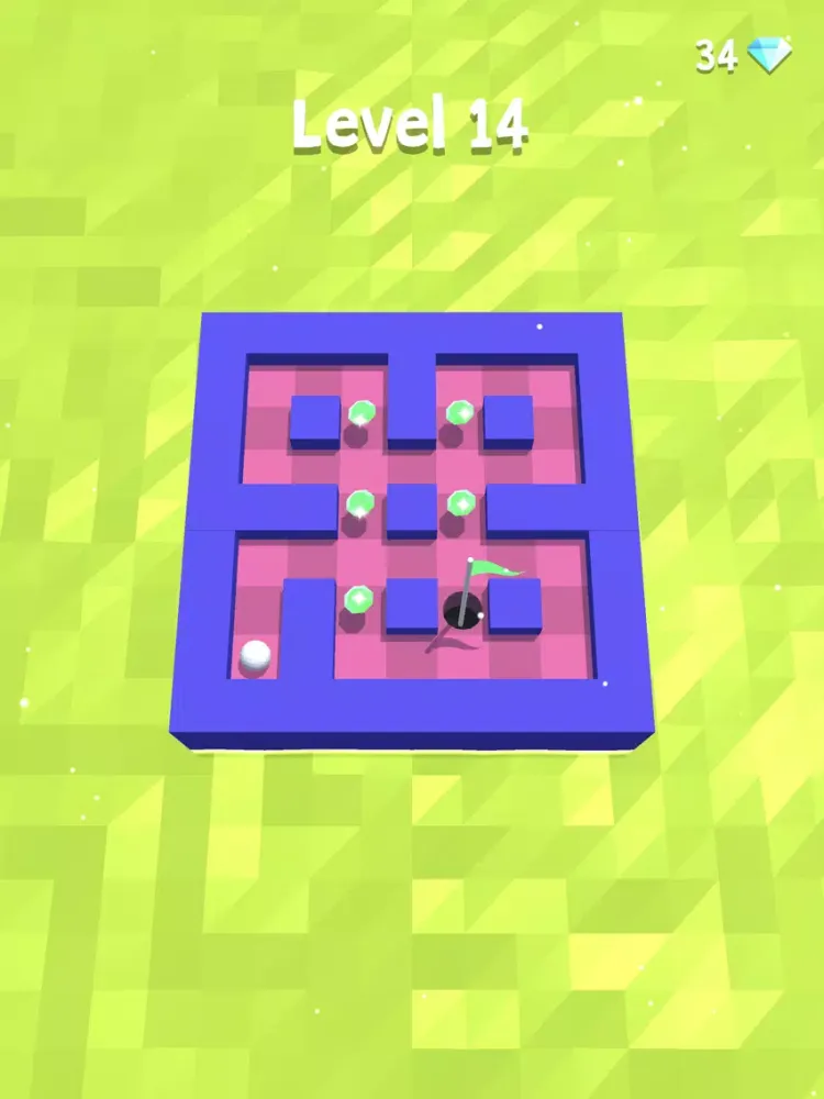 Capturas de tela do Golf Maze iPad 