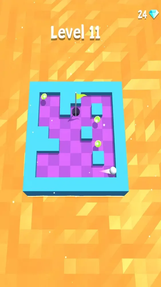 Capturas de tela do Golf Maze