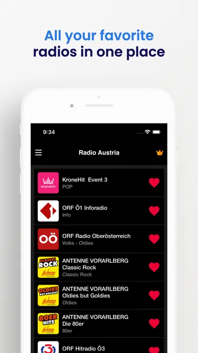 Austrian radio stations স্ক্রিনশট