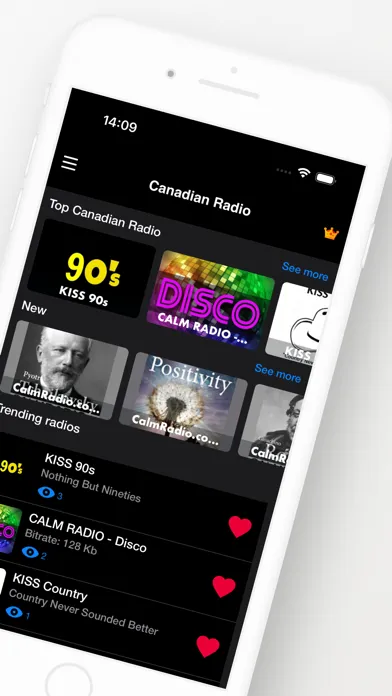 Zrzuty ekranu Canadian Radio Online