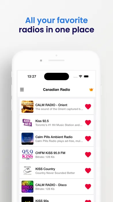 Zrzuty ekranu Canadian Radio Online
