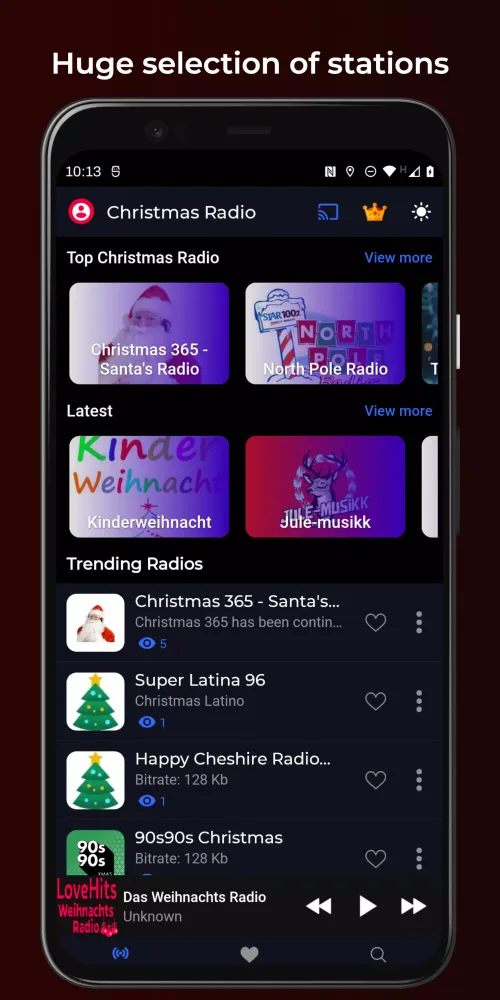 Christmas Radio Screenshots