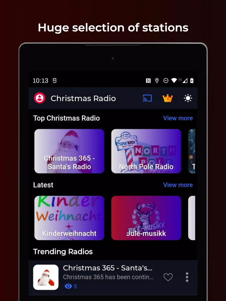 Christmas Radio Screenshots