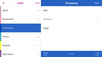 Tasked: Simple To-do Lists 스크린샷