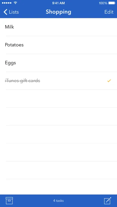 Tasked: Simple To-do Lists 스크린샷