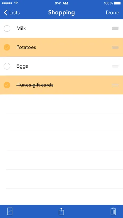 Tasked: Simple To-do Lists 스크린샷