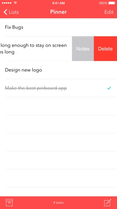 Tasked: Simple To-do Lists 스크린샷