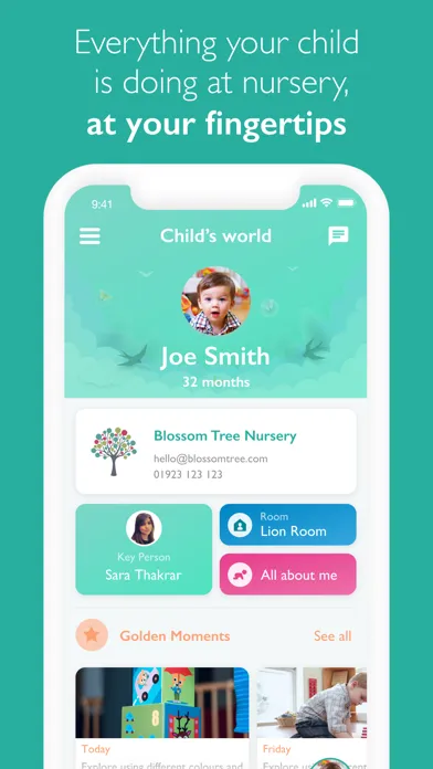 Blossom Parent App スクリーンショット