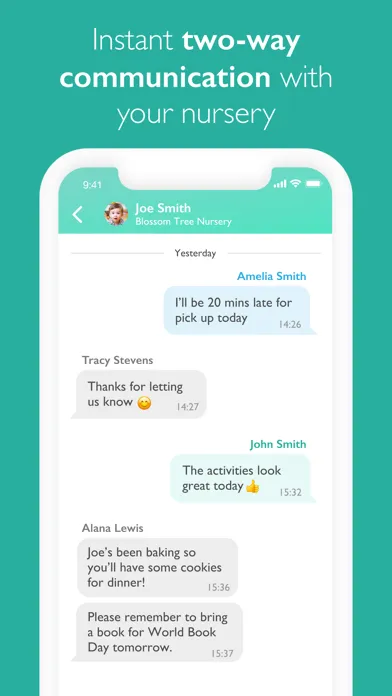Blossom Parent App スクリーンショット