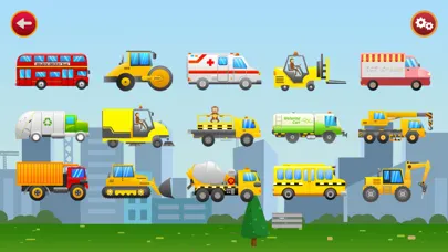 Baby's Motor City auto puzzle स्क्रीनशॉट