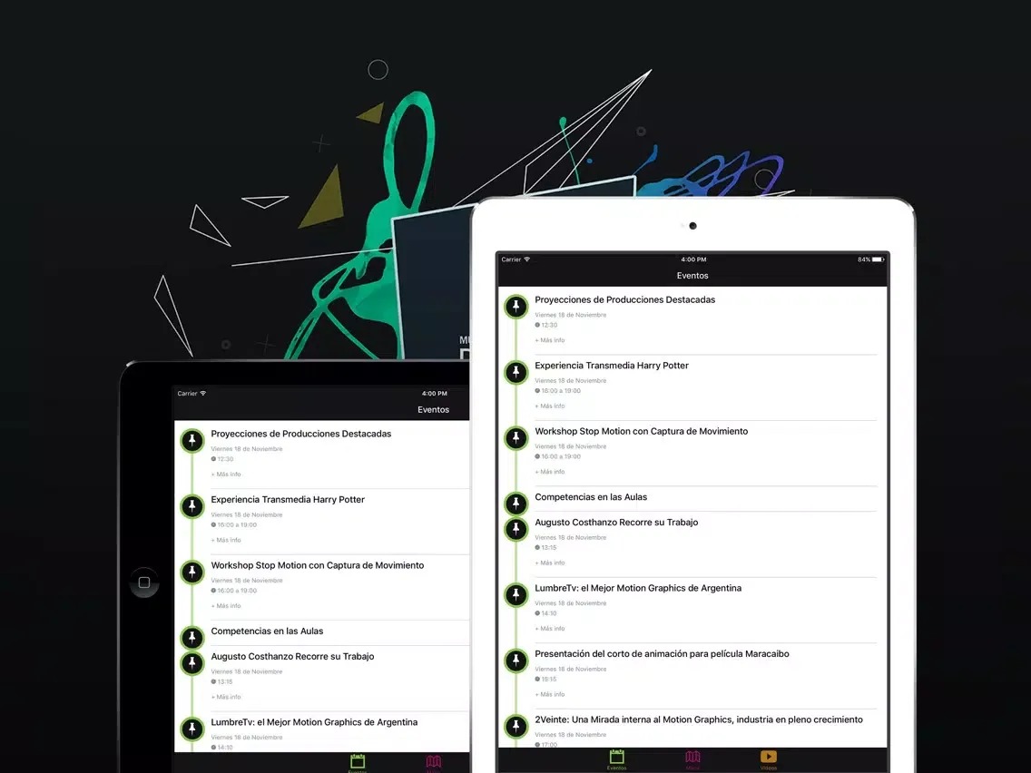 Da Vinci Eventos iPad  স্ক্রিনশট