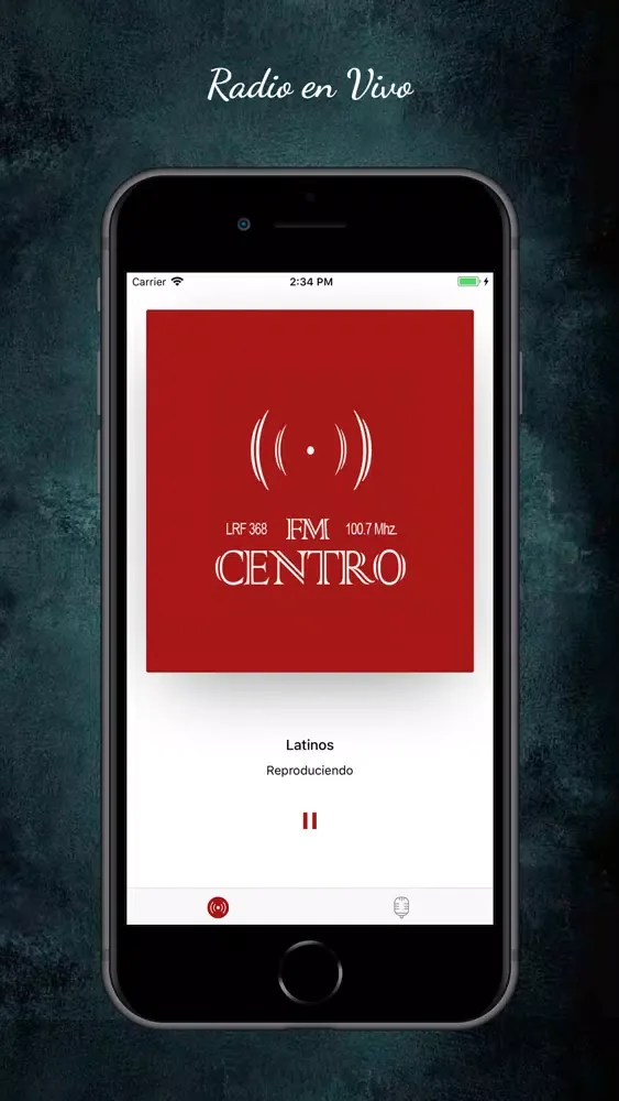 Ảnh chụp màn hình của FM Centro