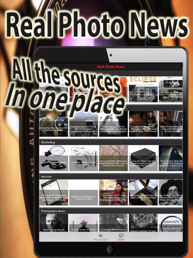 Real Photo News - Photography and Cameras news iPad 應用截圖