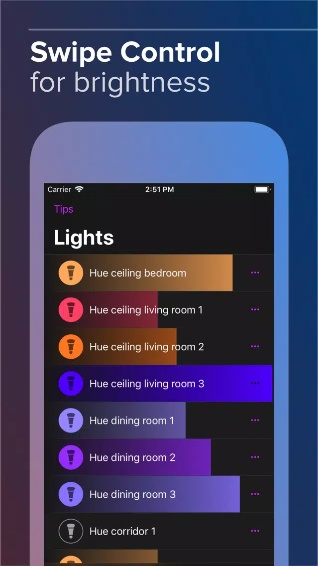 تصاویر Hue Widget