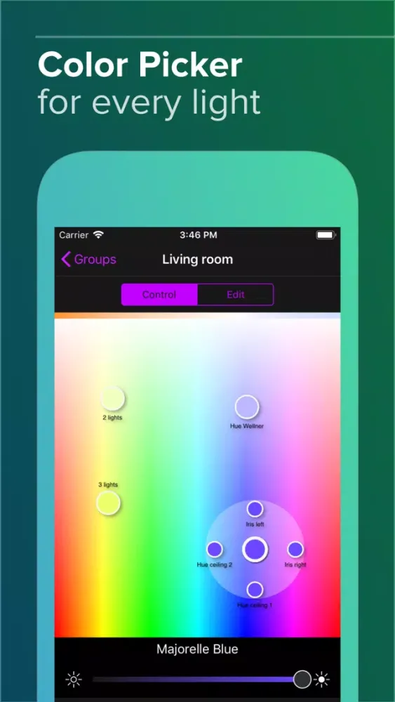 Hue Widget سکرین شاٹس