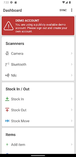 Capturas de pantalla de Inventory