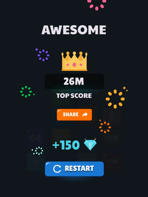 Ảnh chụp màn hình của Drop & Merge Numbers iPad 