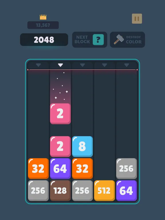 Ảnh chụp màn hình của Drop & Merge Numbers iPad 
