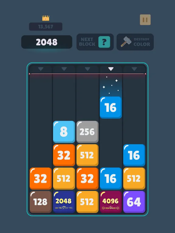 Ảnh chụp màn hình của Drop & Merge Numbers iPad 