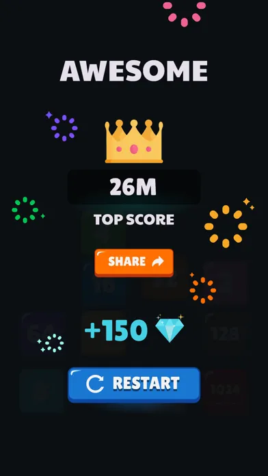 Ảnh chụp màn hình của Drop & Merge Numbers