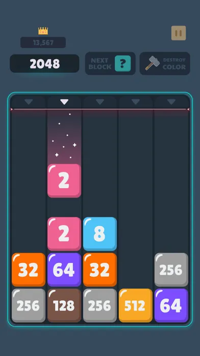 Ảnh chụp màn hình của Drop & Merge Numbers
