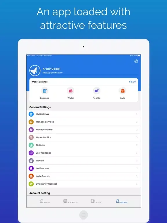 BLŪ Provider iPad  سکرین شاٹس