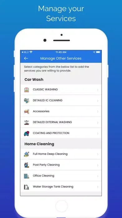 BLŪ Provider سکرین شاٹس