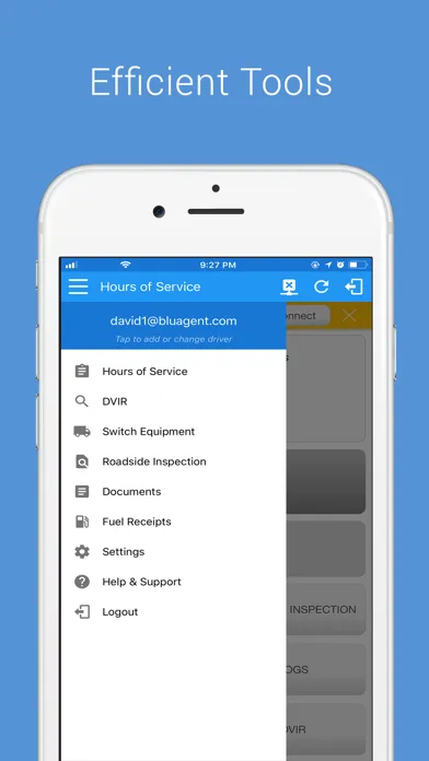 Zrzuty ekranu BluAgent Electronic Logbook