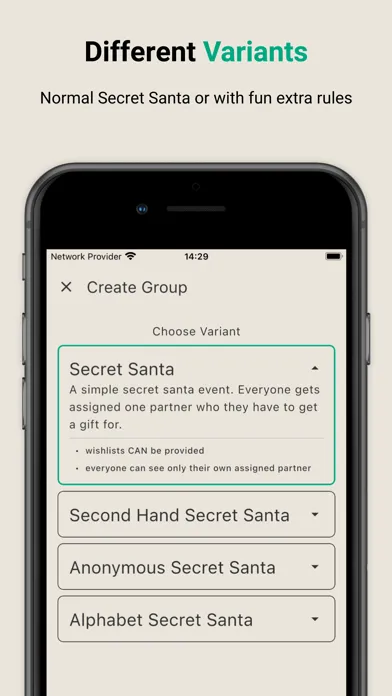Secret Santa Helper App應用截圖